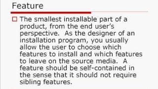 MSI  Installation Fundamentals  Installshield 2009 [upl. by Reiche]