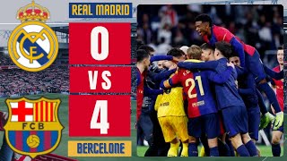 LALIGA 202425  EL CLÁSICO  Le Barcelone corrige le Madrid par 4 buts à 0 debrief [upl. by Nizam389]