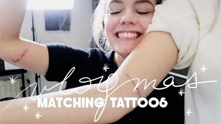 MATCHING TATTOOS  Vlogmas 17 [upl. by Eimaral829]