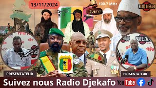 RADIO DJEKAFO 13 NOVEMBRE 2024 DABA TOUNKARA ET BOUA DIABATE [upl. by Berta]