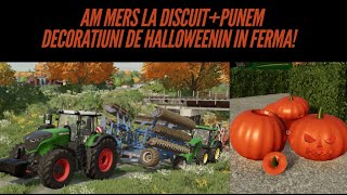 Viata la satep 4Am mers la discuit  punem decoratiuni de halloween in ferma [upl. by Gilbertine411]