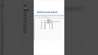 How to use sumifs in excelExcel tricksexcel shortsexcel interview questionfree Excel course [upl. by Annawat116]