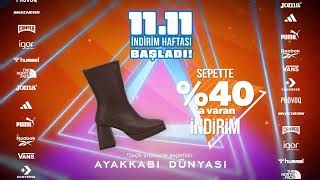 Ayakkabı Dünyasında 1111 indirim günleri başladı 📣 [upl. by Maleen624]