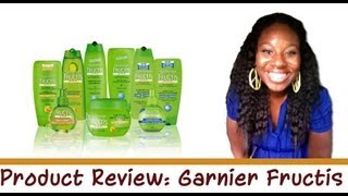 Product Review Garnier Fructis Hair Products [upl. by Boutis]