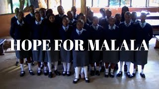 “Hope For Malala” a song of solidarity for Malala Yousafzai [upl. by Nrubloc]