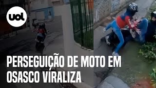 Perseguição de moto em Osasco vídeo cinematográfico que bombou foi gravado em 2021 assista [upl. by Gintz574]