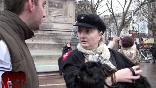 Manifestation mensuelle pour la libération animale 07012012 [upl. by Ultima]