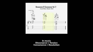 Dissonance amp Consonance Vol 2 shorts guitar chords music [upl. by Adnek733]