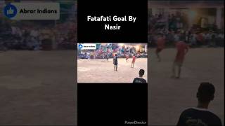 Nice goal by Nasir abrarindians dhapasball football goal [upl. by Ididn975]