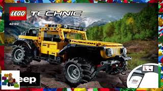 LEGO instructions  Technic  42122  Jeep Wrangler [upl. by Thayne]