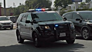 LASD Temple City Units Responding Code 3 Air Horn [upl. by Samuella]