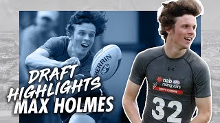 Athletic Wingman Joins the Cats  Max Holmes Draft Highlights [upl. by Castillo]