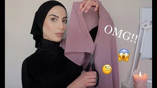 Hijab Tutorial How To Style A Ready Made Hijab  Super Easy [upl. by Starobin281]