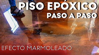 MINICURSO EPÓXICO  Haciendo un Piso con Efecto MARMOLEADO  CREATEYOU [upl. by Attecnoc11]