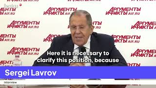 Sergei Lavrov interview BRICS Expansion The Untold Story Behind the New Global Power Shift [upl. by Aneret]