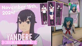 November 15th 2024  New Ayano Customization Missing Posters New Character Pages and More [upl. by Aretse]