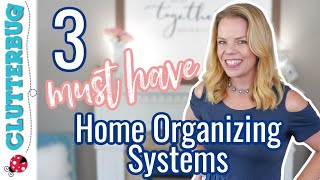 3 MUST HAVE Home Organizing Systems 🤯🤩😍 [upl. by Atsirtal]