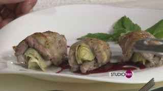 Studio 10 Artichoke stuffed quail with raspberry gastrique [upl. by Rupert21]