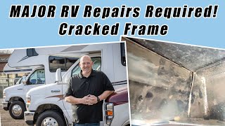 RV Fifth Wheel Frame Cracked [upl. by Isolt]