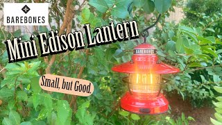 Barebones Edison Mini AA Lantern  VintageStyle Lantern Week Day 6 [upl. by Thoer]