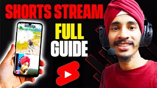 How to live in Shorts feed  Stream BGMIFree Fire in shorts feed  How to stream using DouWan [upl. by Adihsar]