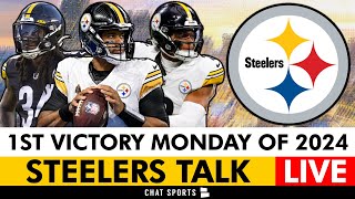 Steelers Talk LIVE Start Russell Wilson Or Justin Fields  Week 2 Preview vs The Denver Broncos [upl. by Yelahs]