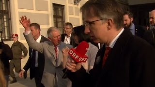 Peter Klien  Prinz Charles und Camilla in Wien  Willkommen Österreich [upl. by Zoie982]