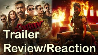 Singham Again Trailer Reaction  REVIEWDirected [upl. by Eirret]