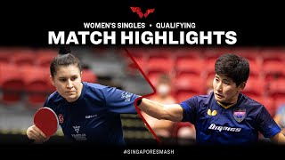 Luca Kumahara vs Sibel Altinkaya  MS Qual  Singapore Smash 2023 [upl. by Celina181]