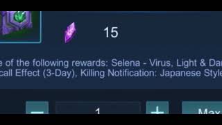 How to get Selena free virus skin MLBB [upl. by Yramanna]