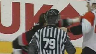 Scott Walker vs Arron Asham Dec 11 2008 [upl. by Valenta]