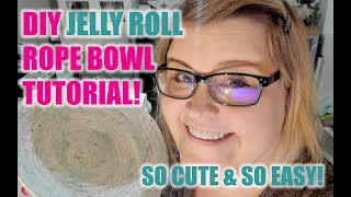 A Jelly Roll Rope Bowl Tutorial [upl. by Darrin]