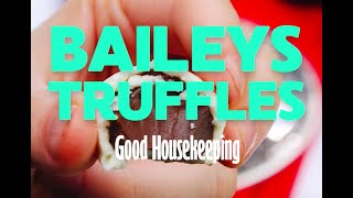 Baileys Chocolate Truffle Recipe  Good Housekeeping UK [upl. by Bolan]