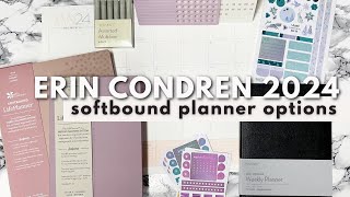 2024 ERIN CONDREN SOFTBOUND PREVIEW  Look Inside NEW Lifeplanner amp Focused Planner  Compare Sizes [upl. by Esinehc]