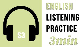 Get English Listening Skill in 3 min  S3 [upl. by Khudari]