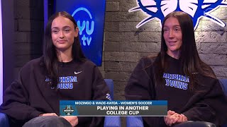 Brecken Mozingo and Olivia WadeKatoa on BYUSN 112723 [upl. by Kerman]