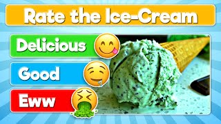 Ice Cream Flavors Tier List  Rate the Ice Cream Flavors [upl. by Ainesell]