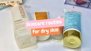 Affordable Skin Care Routine For Dry Skin  Non Comedogenic Products [upl. by Ttelrats]