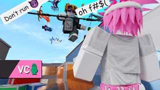 HE HACKED THE WHOLE SERVER MM2 Funny Moments [upl. by Gnihc]