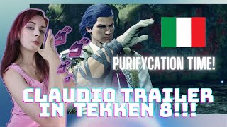 ARRIVEDERCI ITS FOR REAL CLAUDIO SERAFINO JOINS TEKKEN 8 TRAILER REACTION [upl. by Tobi575]