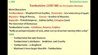 B056 Tamburlaine by Christopher Marlowe [upl. by Azriel477]