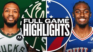 BUCKS at 76ERS  FULL GAME HIGHLIGHTS  October 23 2024 [upl. by Nahtnahoj]