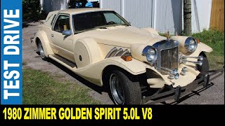 1980 Zimmer Golden Spirit 50L V8 engine only 1600 models produced  Jarek in St Pete Florida USA [upl. by Belldame623]