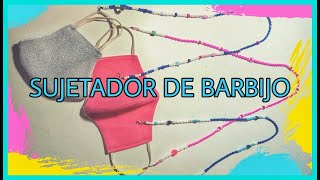 DIY  COMO HACER SUJETADOR PARA BARBIJOS O TAPABOCA 7 HOLDERS DE HILO ENCERADO [upl. by Attennod]