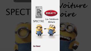 Bugatti La voiture noire VS RollsRoyce Spectre funnycar sportscar asmr tiktok automobile fyp [upl. by Sherrod441]