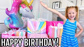 Gemmas 6th BIRTHDAY PARTY🥳OPENING PRESENTS [upl. by Kevin487]