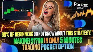 Binary Options Trading Made EASY For Beginners in 2024  POCKET OPTION LIVE TRADING Making BIG Money [upl. by Nrevel]