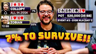 Is There A Way To Avoid This Big AllIn at 2024 Poker Masters [upl. by Alida]