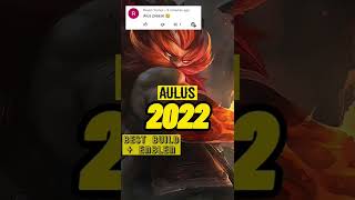 🔥 Aulus 2022 Best Build and Emblem Setup  Jungler Tips shorts mobilelegends mlbb [upl. by Akeinahs]