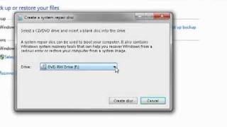 Make a bootable system repair disc in Windows 7 [upl. by Rad]